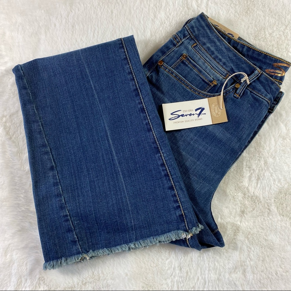 NWT Seven7 Limited Edition Ultra High Rise Flare Jeans